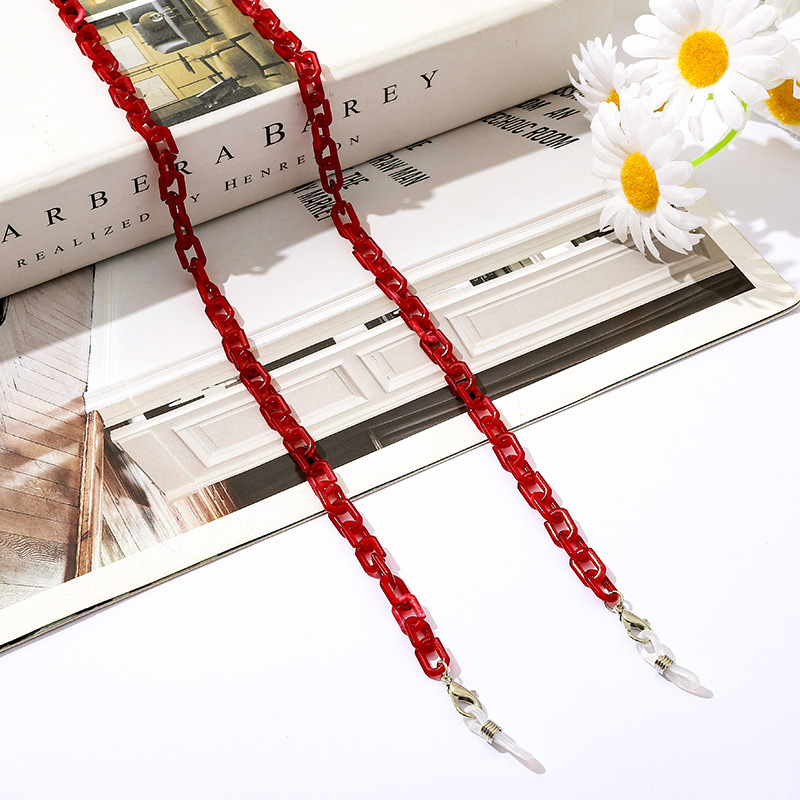 2021 Hot moda kobiety akrylowe – Mask Chain Holder recenzja i cena